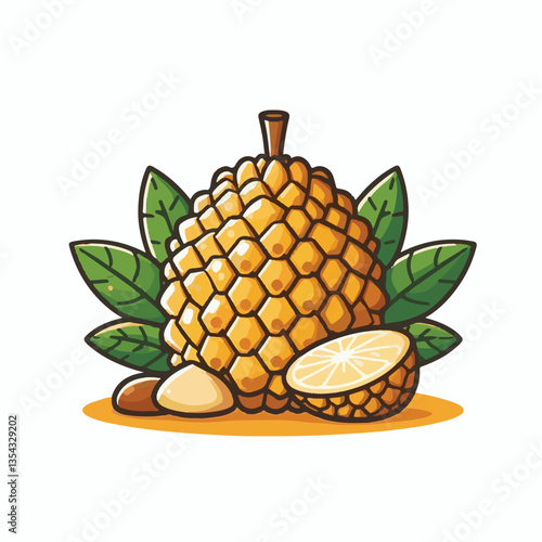 asian, cempedak, food, fruit, fresh, sweet, tropical, exotic, tasty, asia, ingredient, delicious, ripe, yellow, traditional, background, healthy, dessert, raw, tropical fruit, organic, green, cuisine,