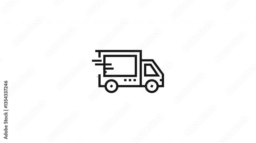 Transportation Icon Animation Transportation Icon Animation