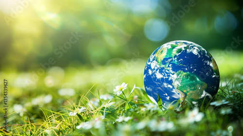 Generate a set of high-quality images themed around **Earth Day**, suitable for environmental advocacy, social media, advertising design, and corporate social responsibility campaigns. The images shou