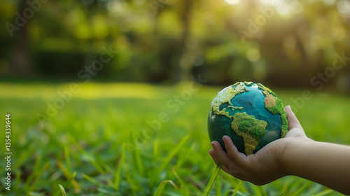 Generate a set of high-quality images themed around **Earth Day**, suitable for environmental advocacy, social media, advertising design, and corporate social responsibility campaigns. The images shou