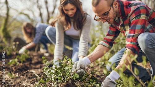 Generate a set of high-quality images themed around **Earth Day**, suitable for environmental advocacy, social media, advertising design, and corporate social responsibility campaigns. The images shou