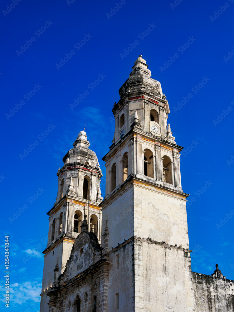 Our Lady of the Immaculate Conception Cathedral, Independence Square, Campeche City, Campeche State, Mexico Our Lady of the Immaculate Conception Cathedral, Independence Square, Campeche City, Campeche State, Mexico