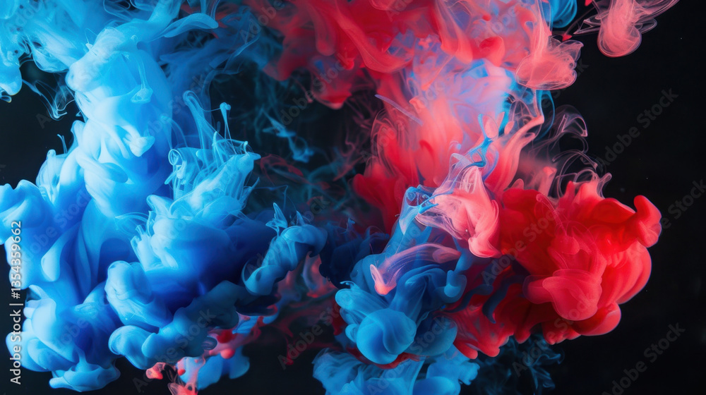 red and blue paint splashes red and blue paint splashes