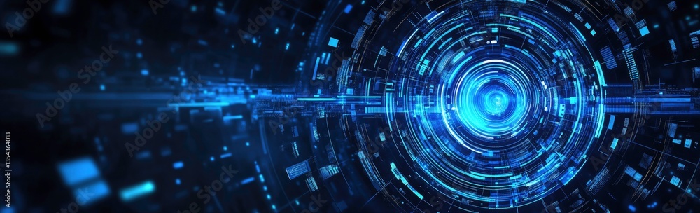 Futuristic Digital Network System Design Futuristic Digital Network System Design