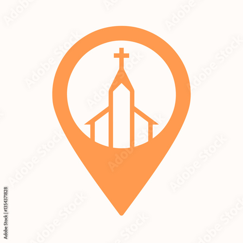 Christian Worship Map Marker – Church GPS Pin