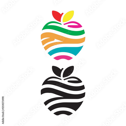 vector illustration of a set of fruit