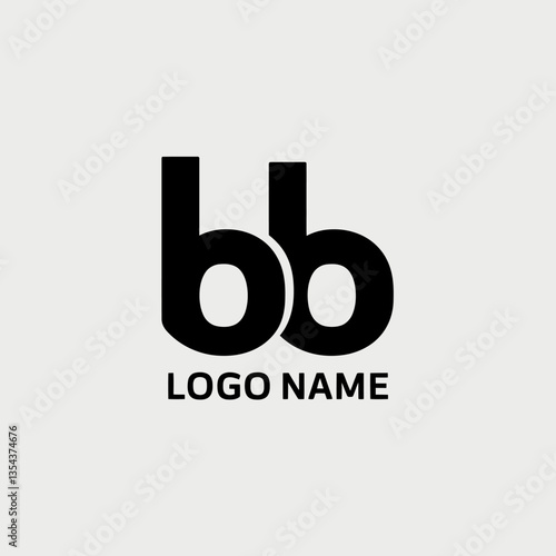 Modern BB Letter Logo Design for Branding Identity, Minimalist BB Monogram Symbol for Company Identity, Vector Illustration Logo Initial