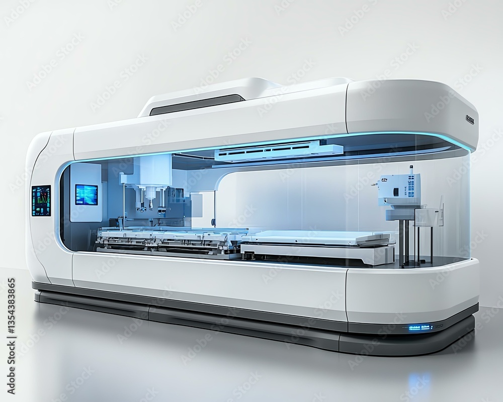 Futuristic advanced medical equipment design. Futuristic advanced medical equipment design.