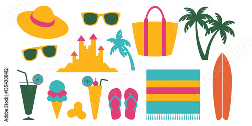 Beach Bliss A Crisp Silhouette Collection of Summer Essentials