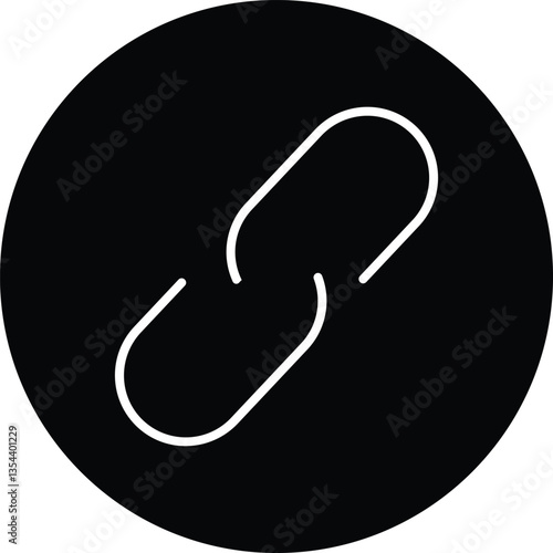 Hyperlink chain symbol icon