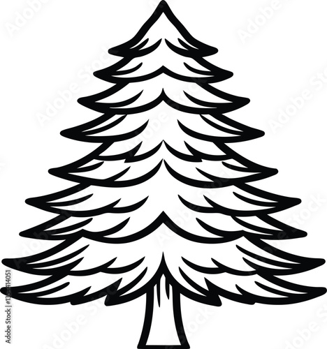 cedar icon vector illustration