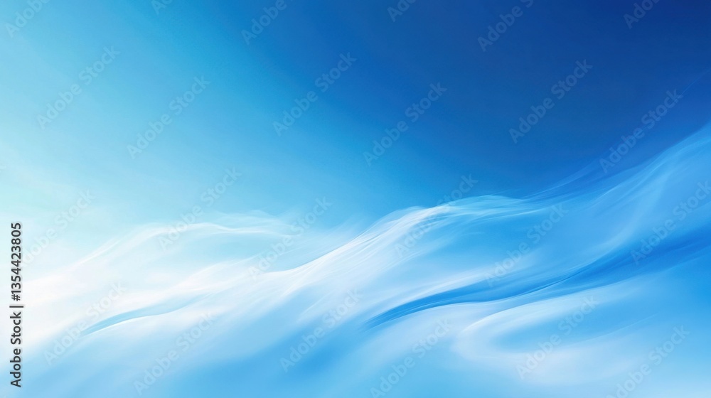 Fototapeta premium Abstract Blue Wave Background