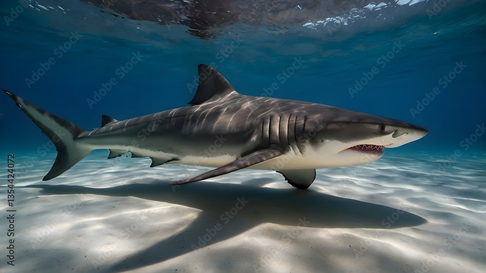 Naklejka premium shark fish photografy