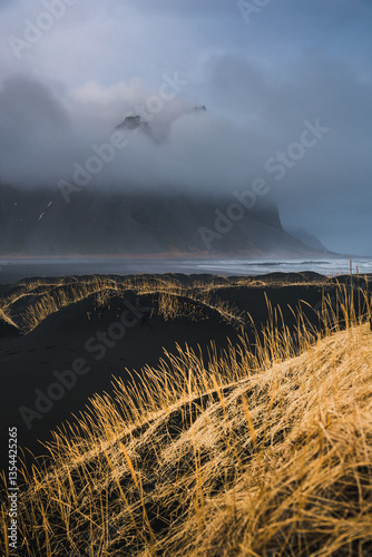Iceland's diverse landscape features majestic mountains, dramatic coastlines, glaciers, and volcanic fields. A land of contrasts, where fire meets ice, offering breathtaking views for nature and trave