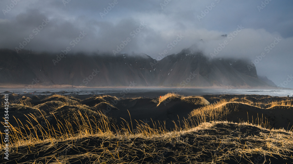 Iceland's diverse landscape features majestic mountains, dramatic coastlines, glaciers, and volcanic fields. A land of contrasts, where fire meets ice, offering breathtaking views for nature and trave