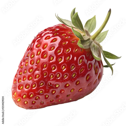 strawberry isolated on white transparent background PNG 