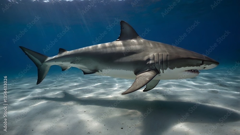 Naklejka premium shark fish photografy