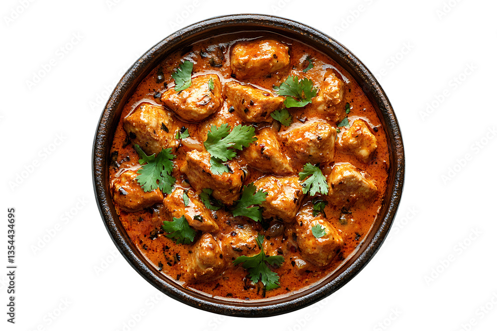 Butter chicken Isolated on Transparent Background PNG Image. Butter chicken Isolated on Transparent Background PNG Image.