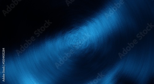 Abstract texture background illustration with blue light swirling in circles, giving a sense of mystery, movement and circulating energy. For design, technology, space, sci-fi, music.
