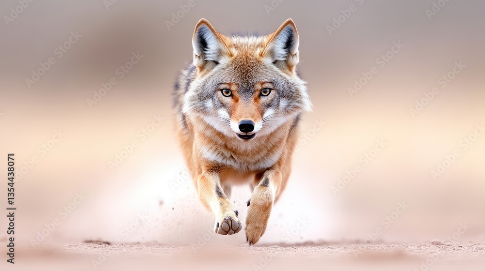 Obraz premium Coyote in Motion