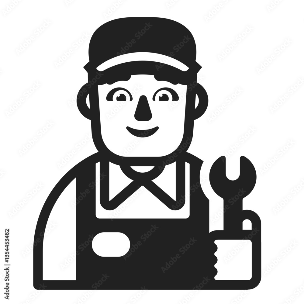 Obraz premium Mechanic Emoji 