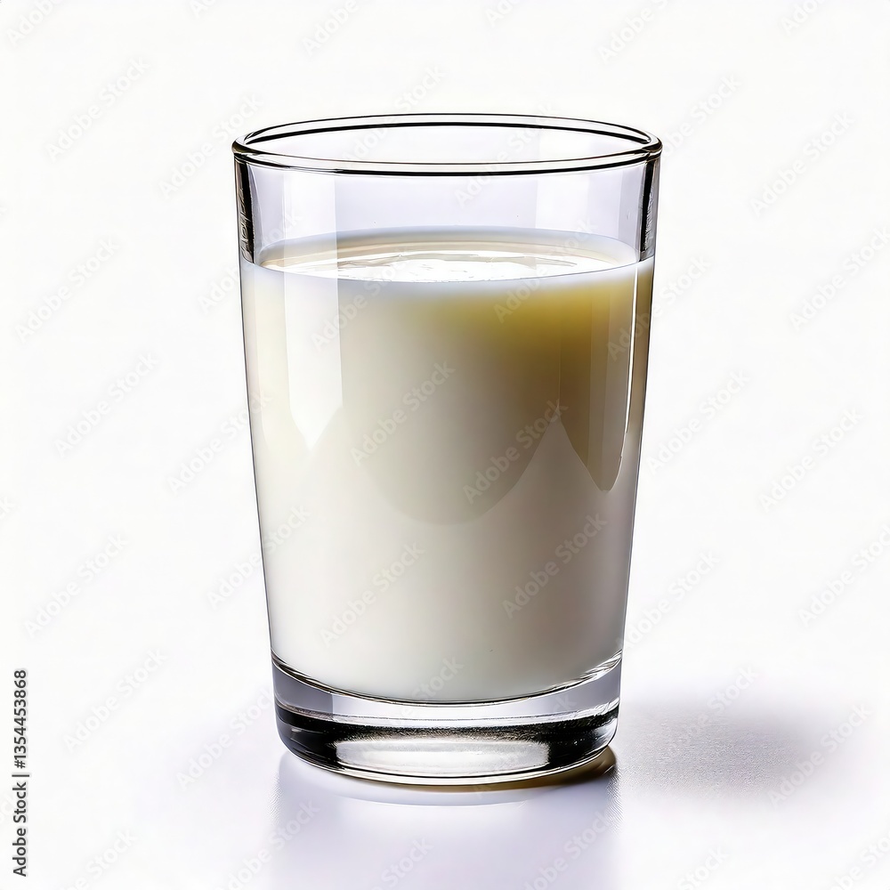 Glass of Milk: A Simple, Clean Photographic Study Glass of Milk: A Simple, Clean Photographic Study