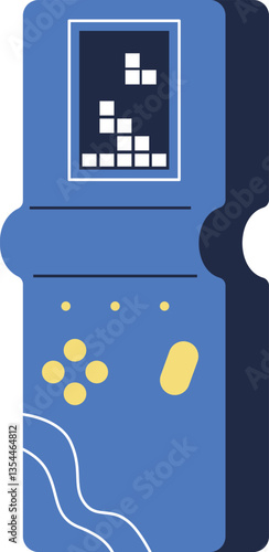 Handheld portable retro game gadget