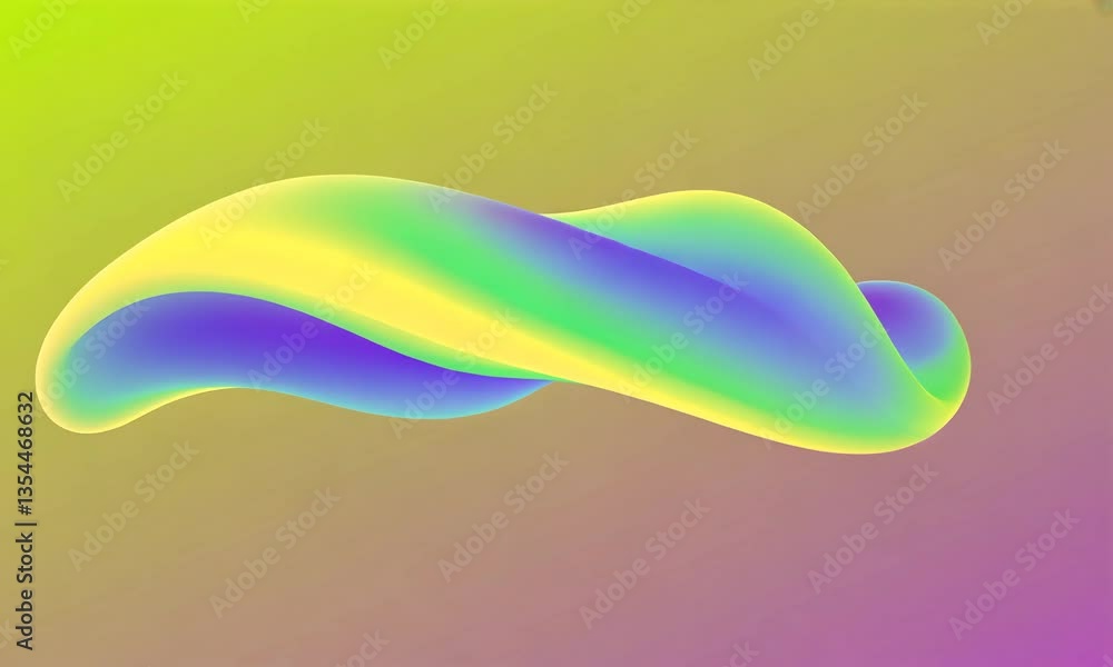 Abstract Fluid Wave Design with Gradient Colors and Smooth Motion ...