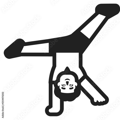 Person Doing a Cartwheel