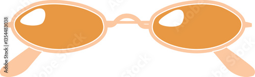 Sunglasses summer fashion accessories vector illustration