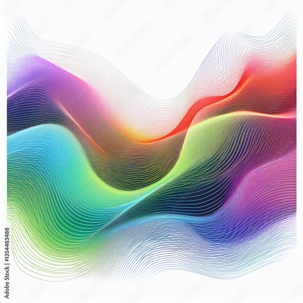 beautiful colorful line waves background, graphic resource beautiful colorful line waves background, graphic resource