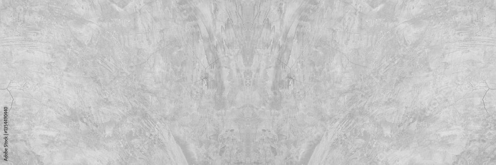 Naklejka premium Old wall panorama texture cement dirty gray with black background abstract grey and silver color design are light with white background.