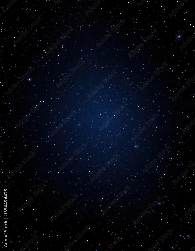 Fototapeta premium Vast, inky black night sky densely sprinkled with bright, sparkling stars, cosmos, universe, starfield