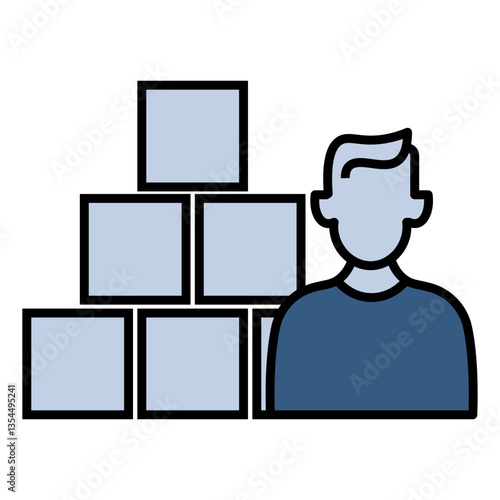 Quantity vector icon