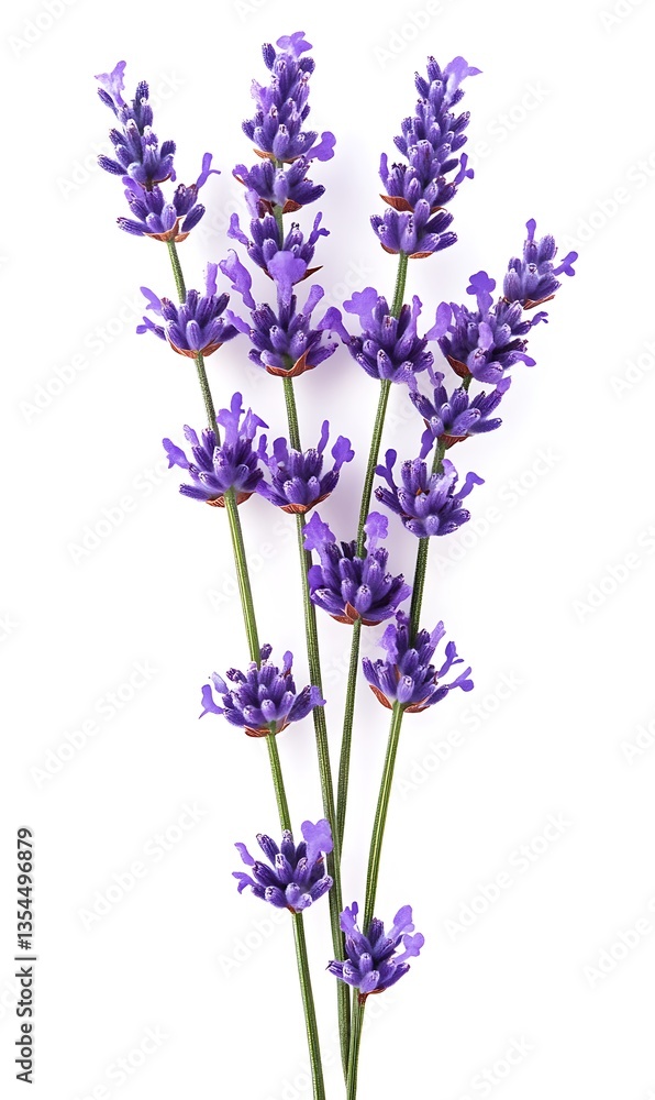 Naklejka premium a watercolor of purple flowers