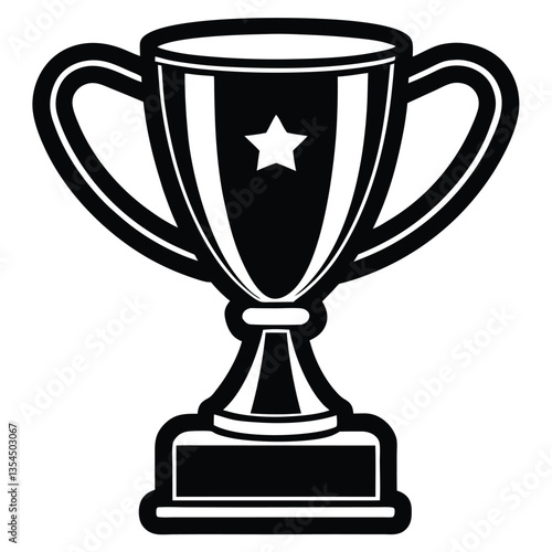 Winner cup icon Simple illustration of winner cup vector icon for web