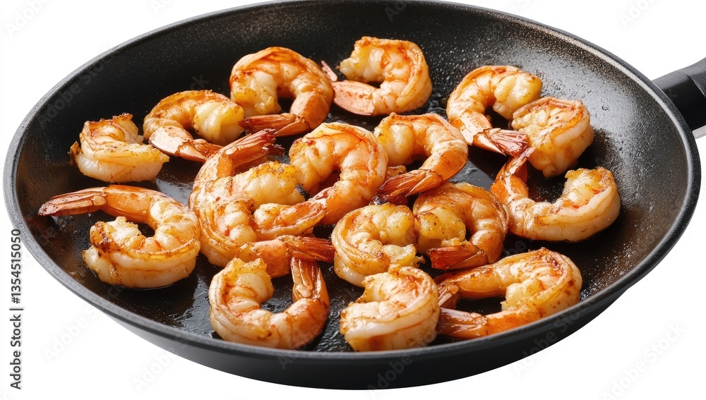 Pan-fried shrimp Pan-fried shrimp