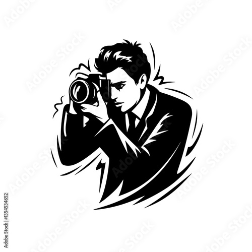 photographer with camera