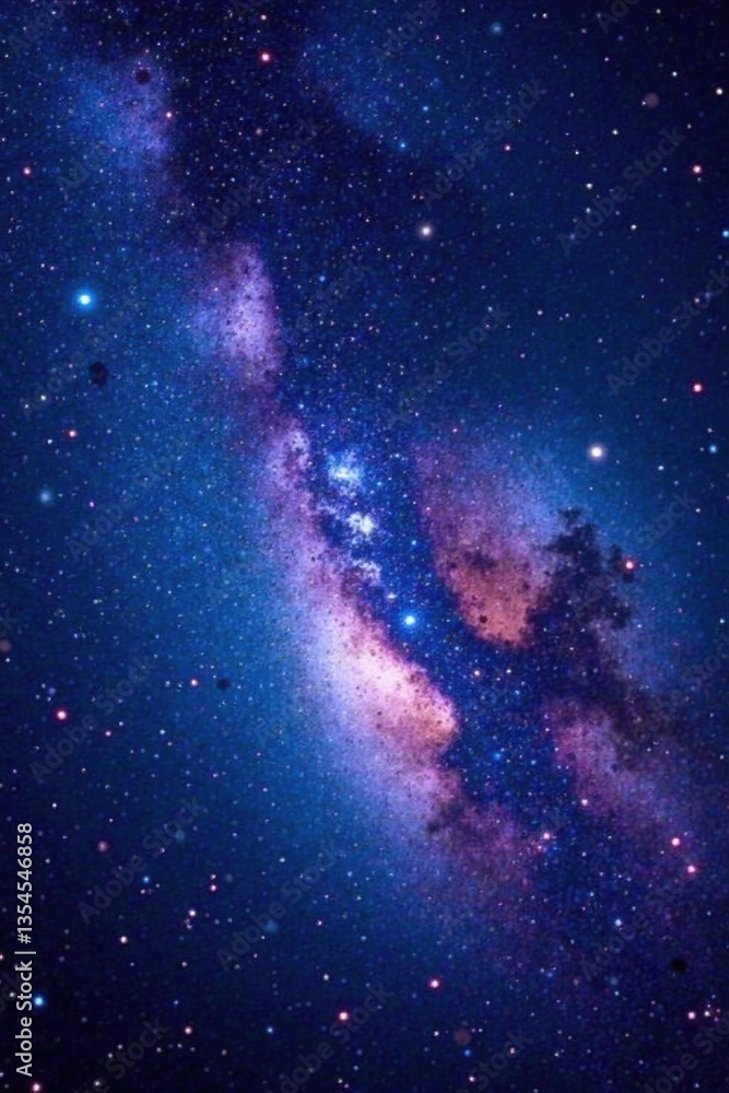 Vast starry expanse filled with vibrant stars and constellations in shades of blue and purple, celestial, astronomical Vast starry expanse filled with vibrant stars and constellations in shades of blue and purple, celestial, astronomical