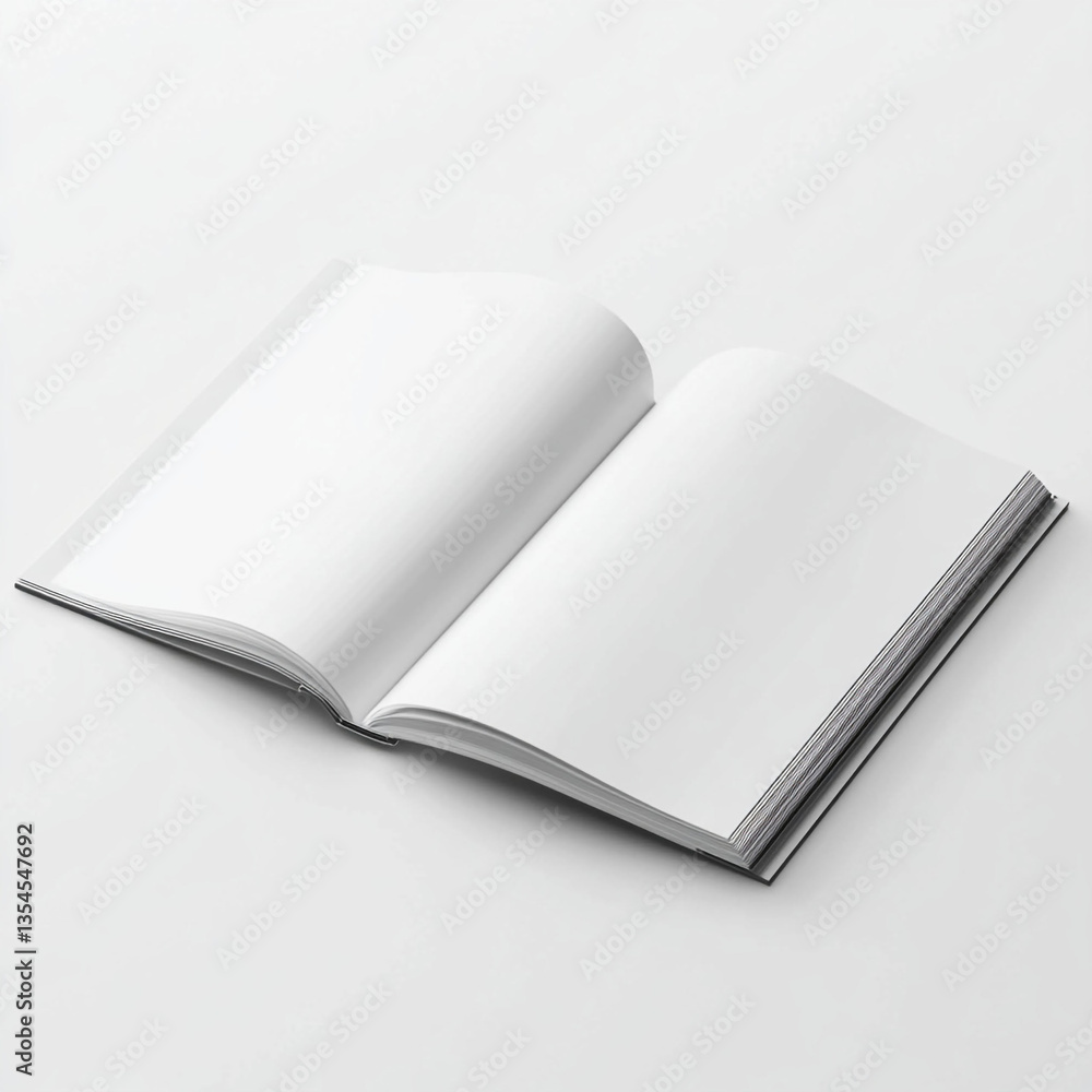 blank open book blank open book