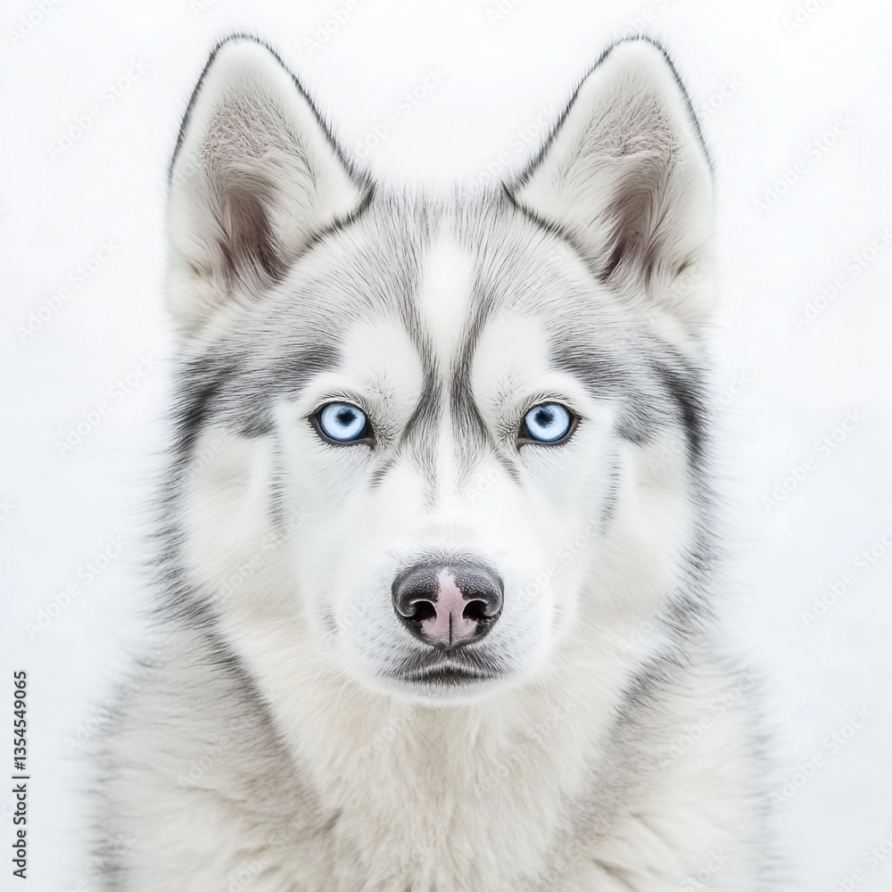 siberian husky dog portrait siberian husky dog portrait