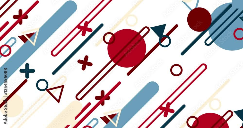 Geometric shape abstract loop animation. Infinity Motion Graphic Shapes loop animation on white background. Geometric shape abstract loop animation. Infinity Motion Graphic Shapes loop animation on white background.