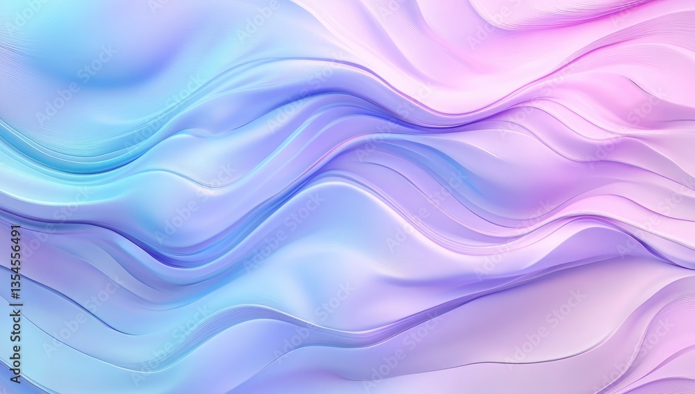 Obraz premium Abstract Pastel Waves Background Design