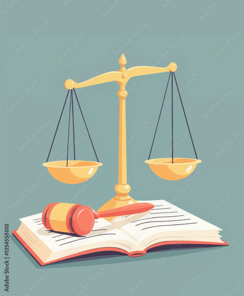 Scales of justice, gavel, book?law concept Scales of justice, gavel, book?law concept