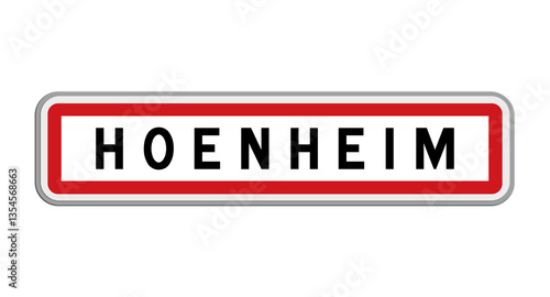 Panneau de Hoenheim, Bas-Rhin, Grand Est