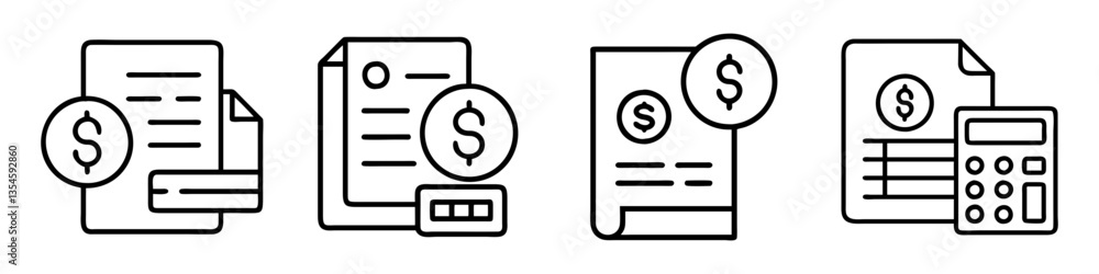 budgeting icon, budgeting line art - simple line art of budgeting, perfect for budgeting logos and icons budgeting icon, budgeting line art - simple line art of budgeting, perfect for budgeting logos and icons