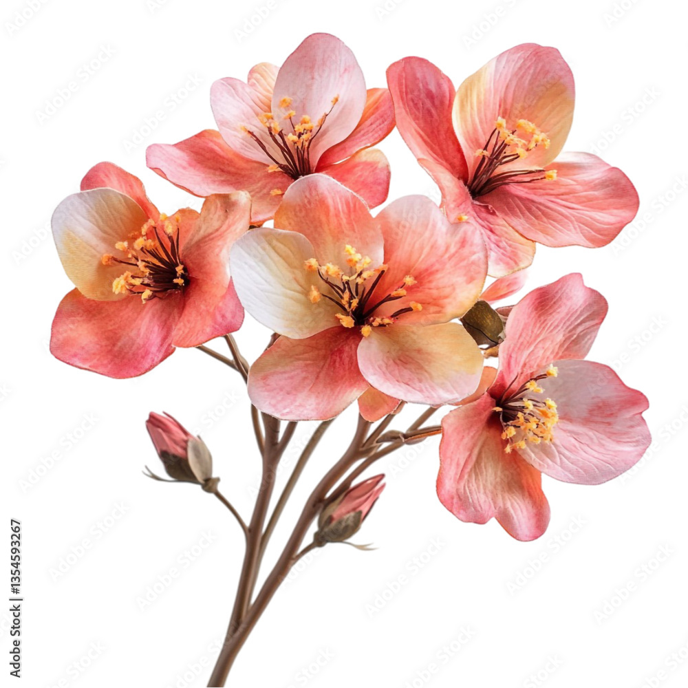 Peach Blossom Bouquet Artistic Floral Design, Peach Blossom Bouquet Artistic Floral Design,