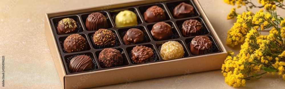 Chocolate Gift Box Assorted Truffles for Special Occasions Chocolate Gift Box Assorted Truffles for Special Occasions