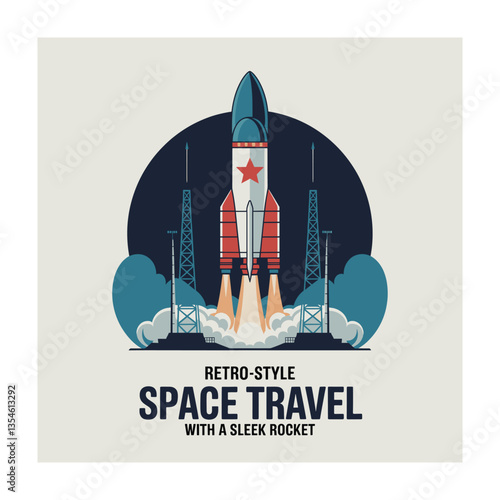 space travel vector illustration. background, poster and others. Let's explore galaxy artwork