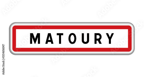 Panneau d’entrée de Matoury, Guyane française
